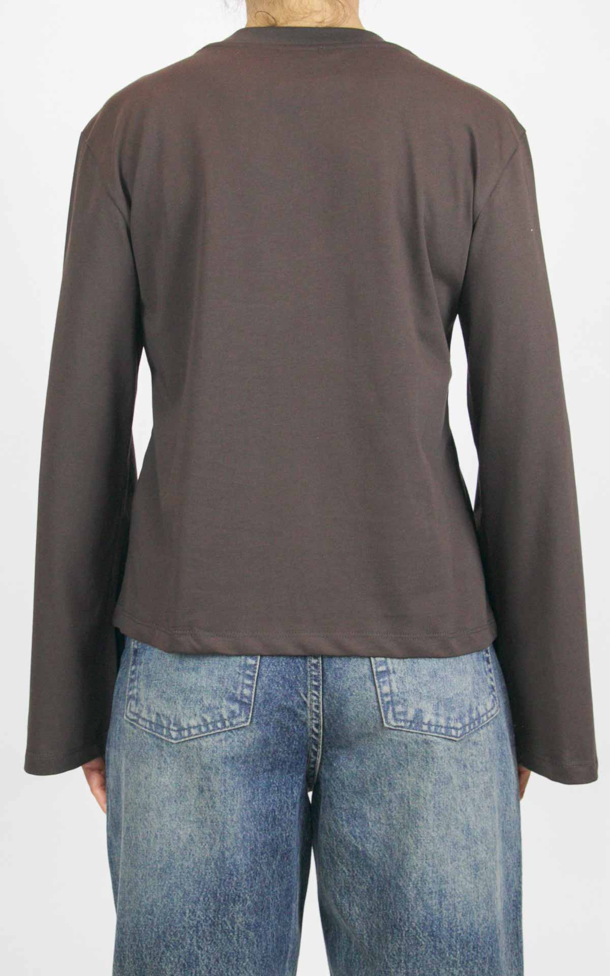 Susymix - T-shirt manica lunga campanella - Moro