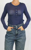 Susymix - Maglia serafino - Blu