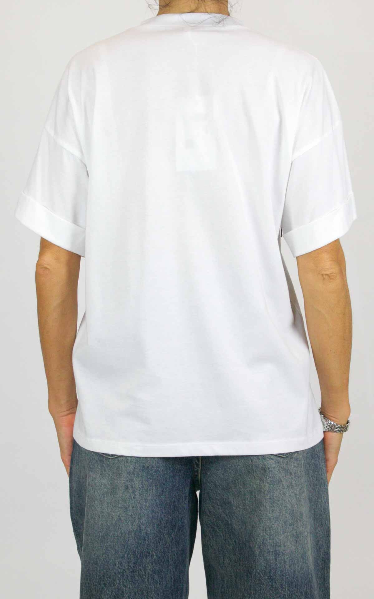 Imperial - T-shirt con frange - Latte