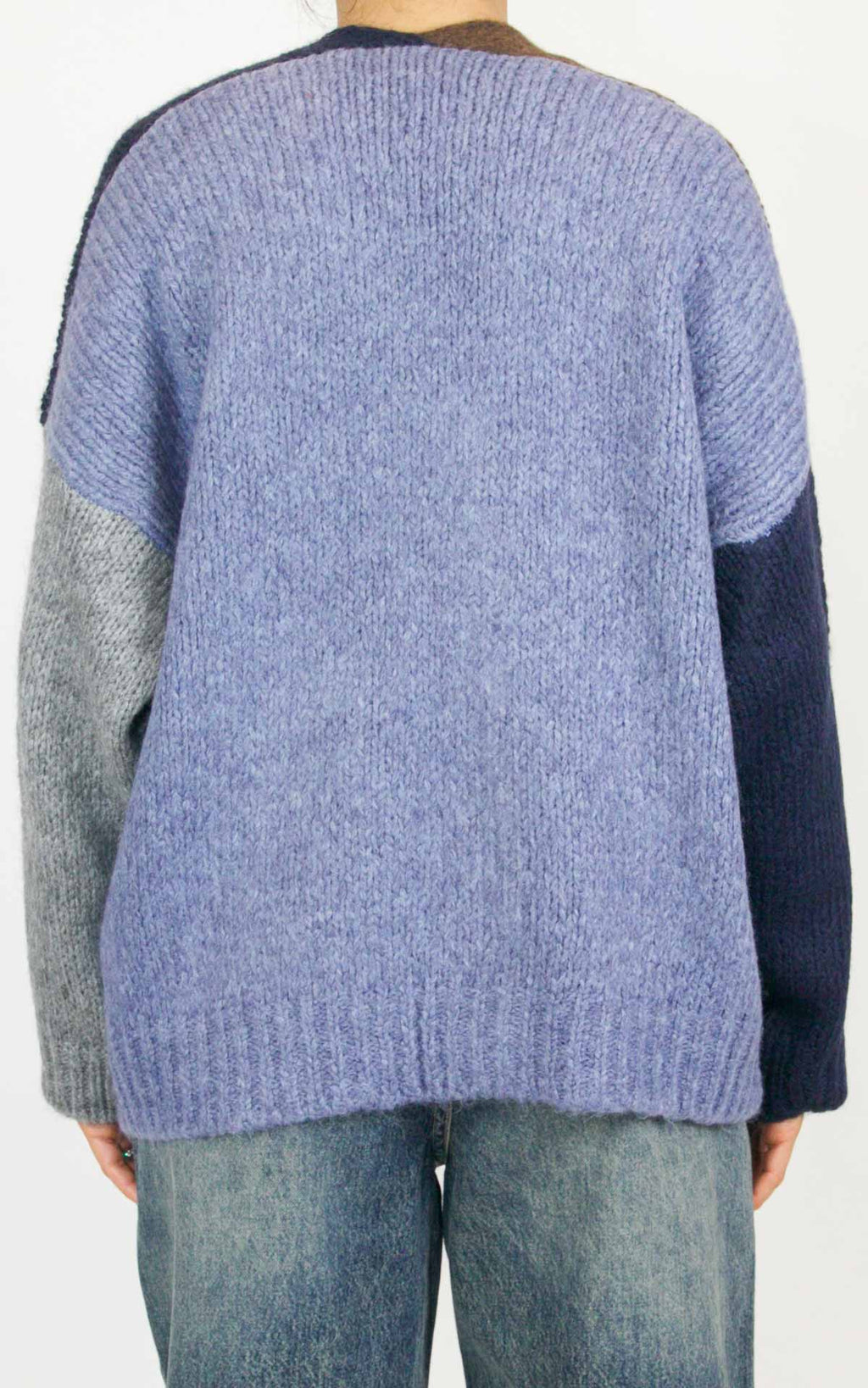 Off-on - Cardigan 3 colori - Moro / blu / azzurro