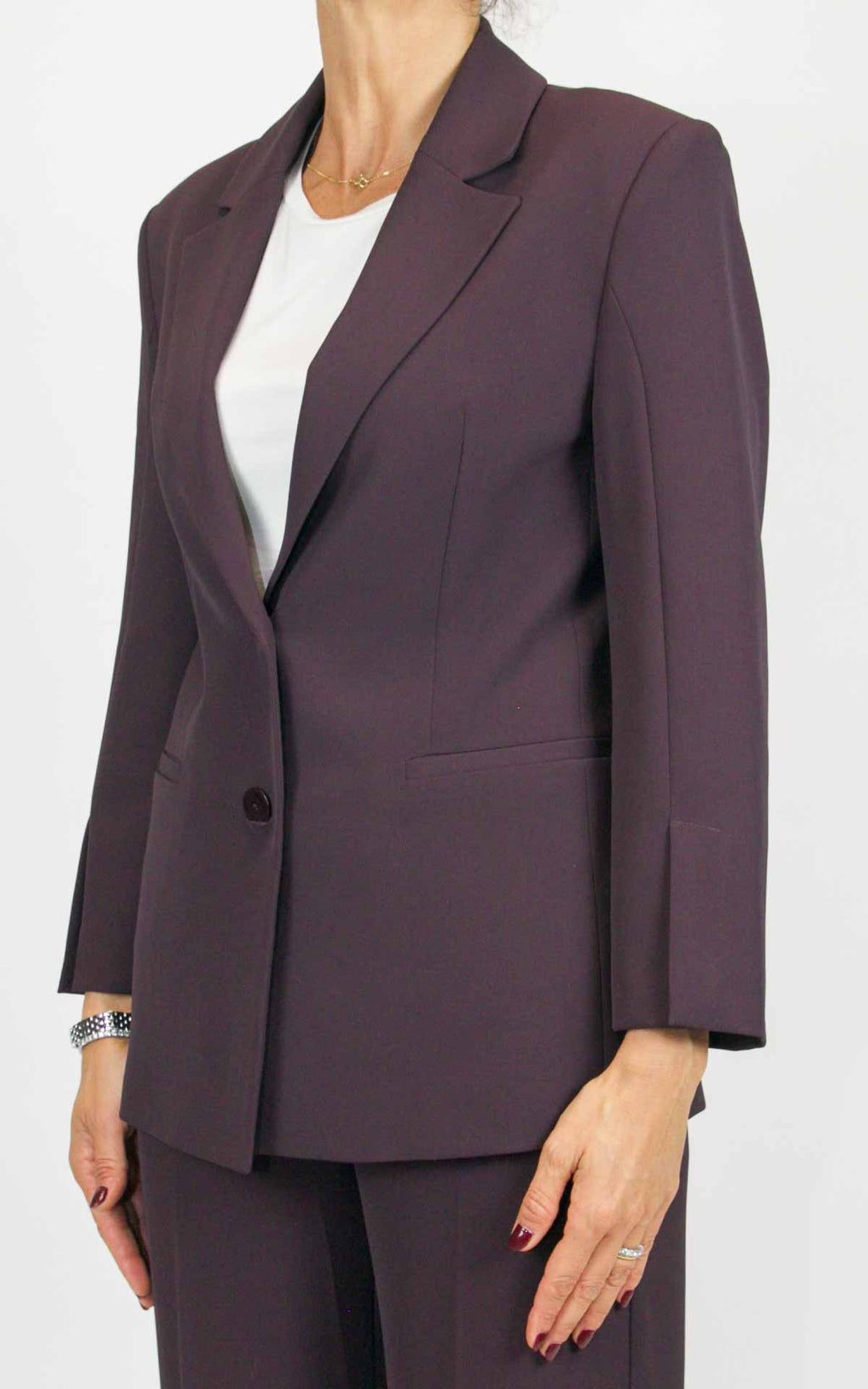 Imperial - Blazer fluid con spacchi maniche - Barolo