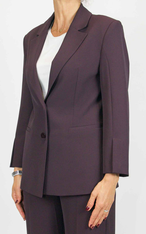 Imperial - Blazer fluid con spacchi maniche - Barolo