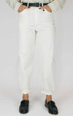 Susymix - Pantalone cuoricino in cotone modello ovetto - Latte