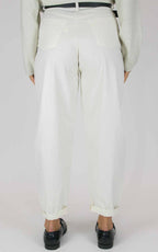 Susymix - Pantalone cuoricino in cotone modello ovetto - Latte