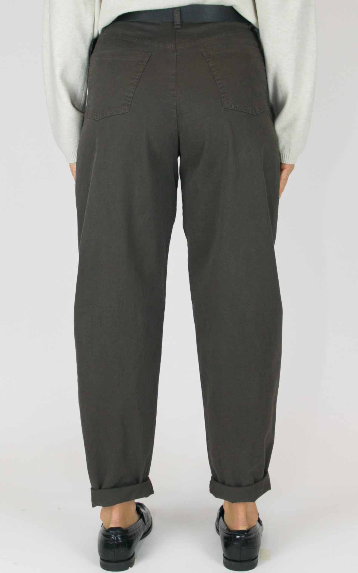 Susymix - Pantalone cuoricino in cotone modello ovetto - Moro