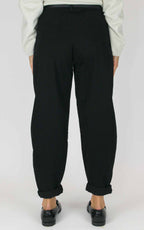 Susymix - Pantalone cuoricino in cotone modello ovetto - Nero
