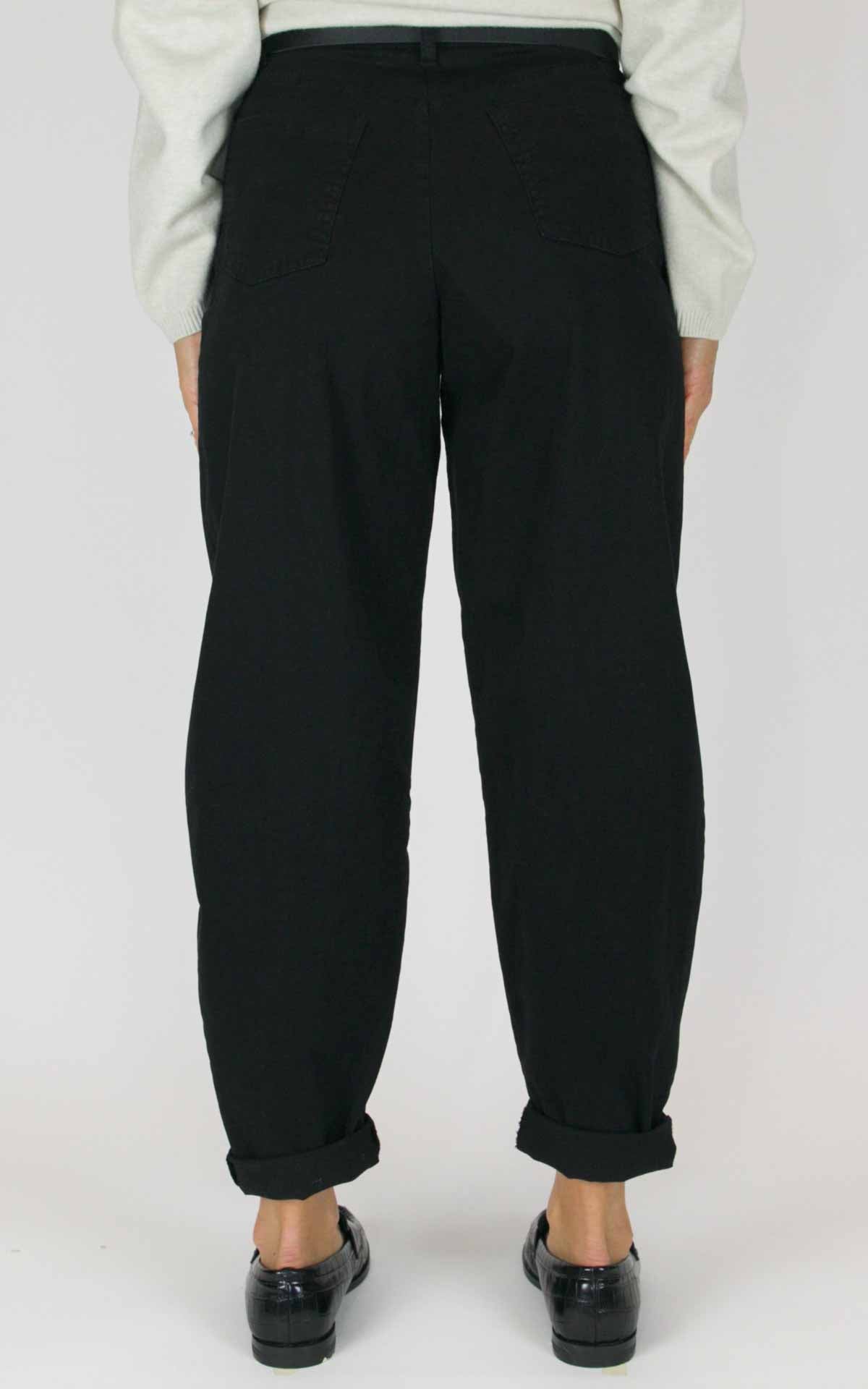 Susymix - Pantalone cuoricino in cotone modello ovetto - Nero