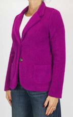 Susan Di - Giacca sale e pepe ciniglia - Fucsia