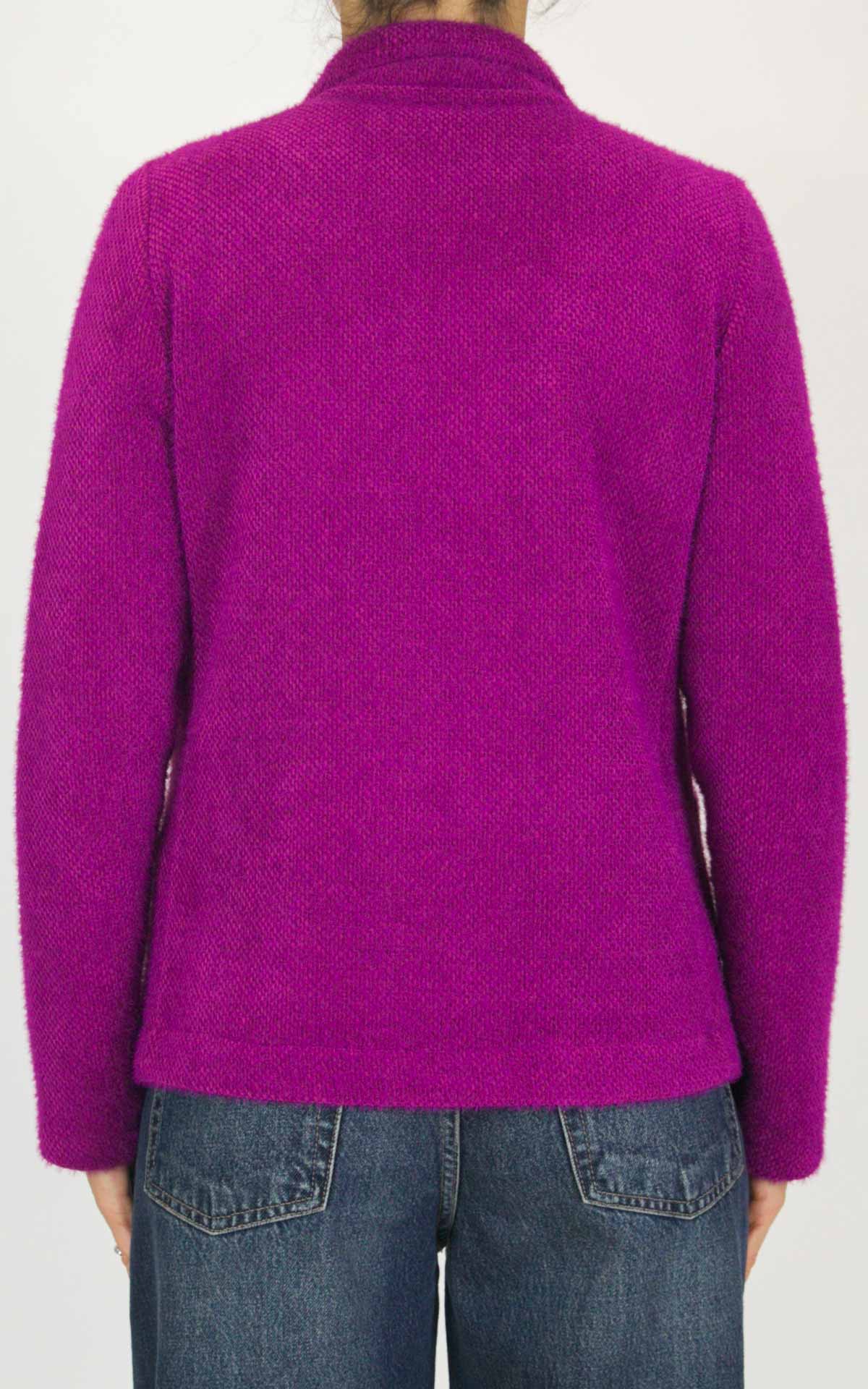 Susan Di - Giacca sale e pepe ciniglia - Fucsia