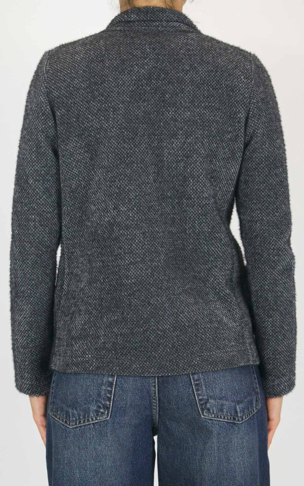 Susan Di - Giacca sale e pepe ciniglia - Grigio