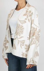 Off-On - Cardigan jacquard - Avorio / beige