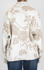 Off-On - Cardigan jacquard - Avorio / beige