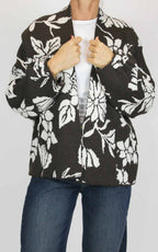 Off-On - Cardigan jacquard - Moro / panna