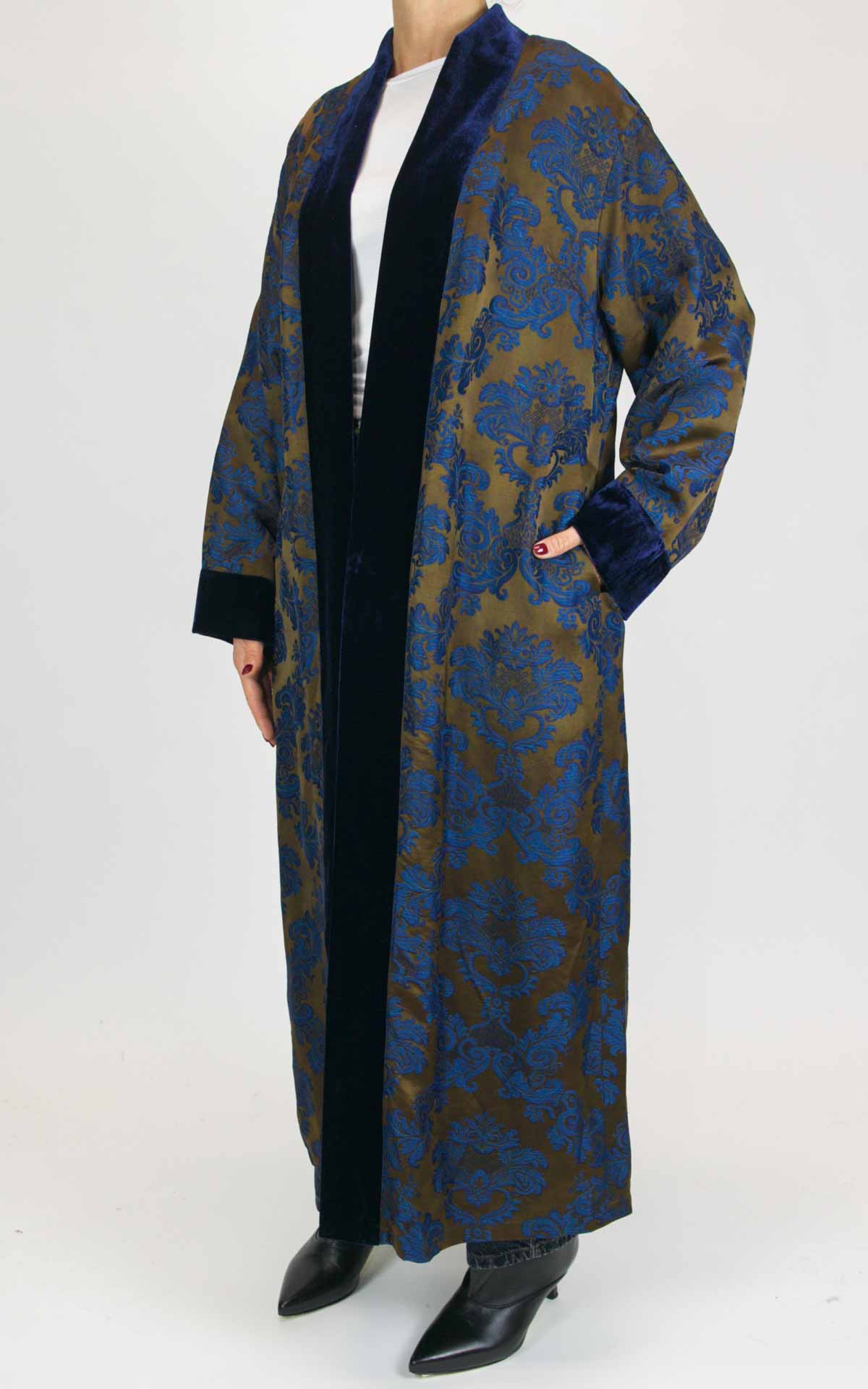 Wu'Side -  Kimono lungo - Moro/blu