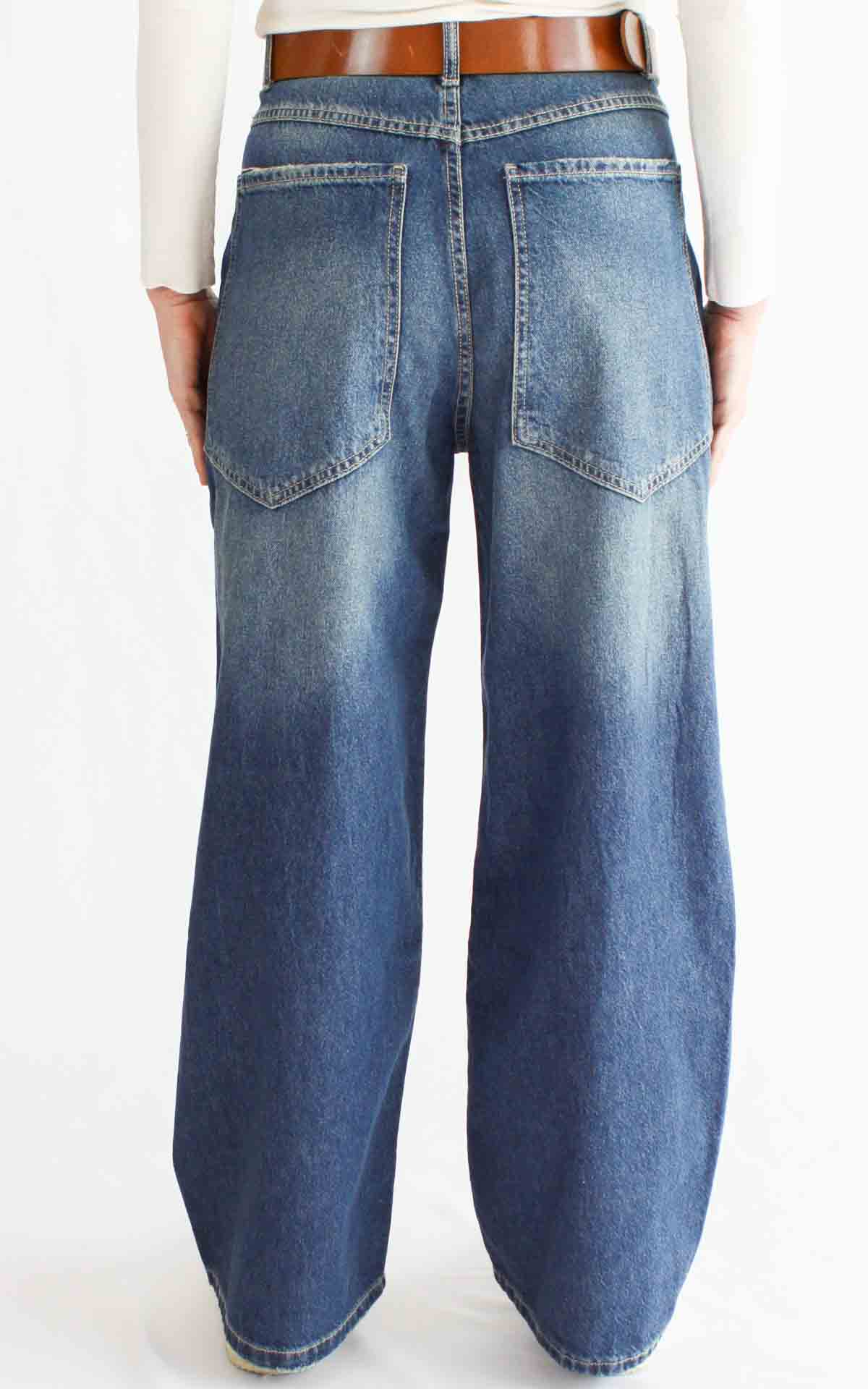 Initial - Jeans palazzo tasca grande - Maty 25