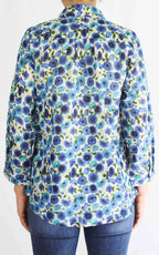 Palme - Camicia papaveri - Blu