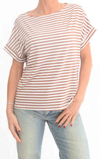 Susymix - Maglia kimono riga - Tabacco