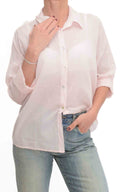 OFF-ON - Camicia in mussola tinta unita - Rosa cipria