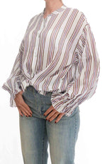 Susymix - Camicia gessata - Latte