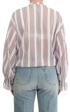Susymix - Camicia gessata - Latte