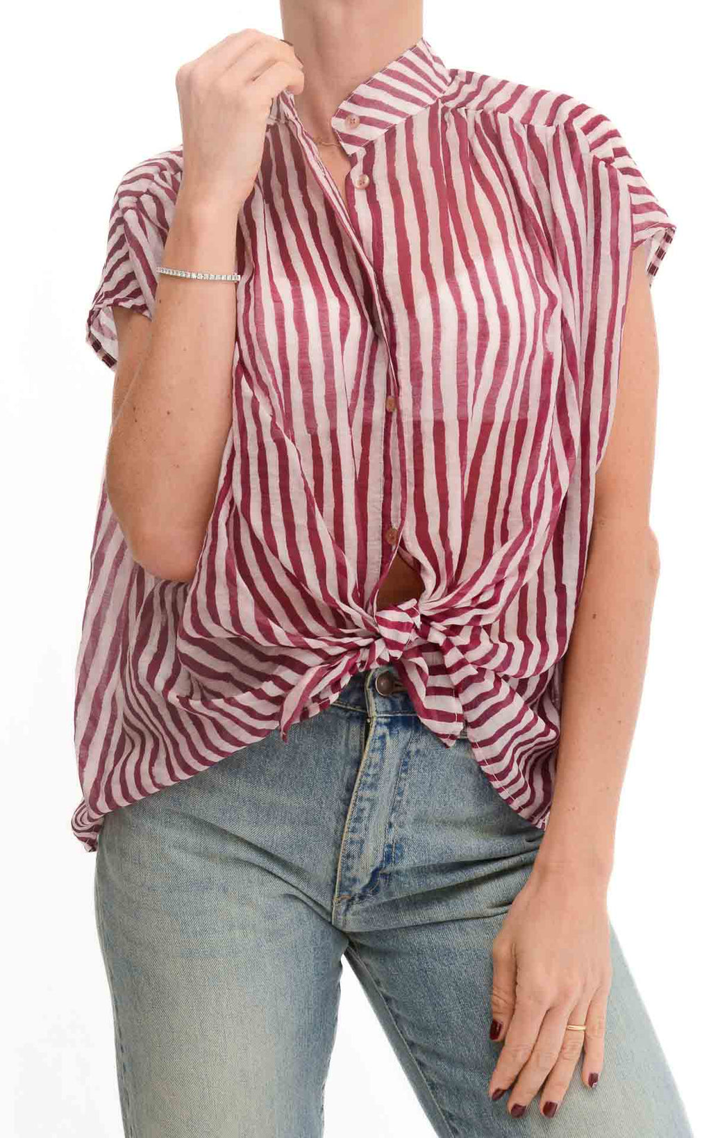 Susymix - Camicia gessata - Fico