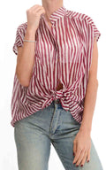 Susymix - Camicia gessata - Fico