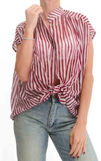 Susymix - Camicia gessata - Fico