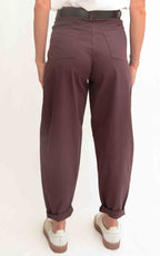 Susymix - Pantalone ovetto senza elastico - Fico