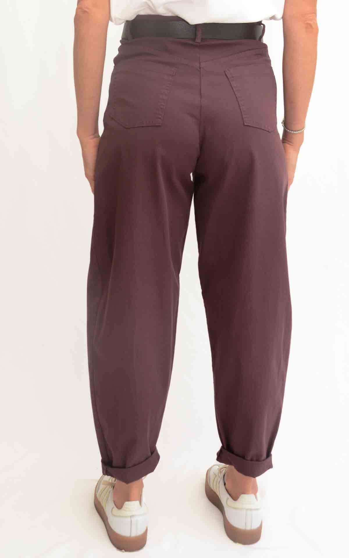 Susymix - Pantalone ovetto senza elastico - Fico