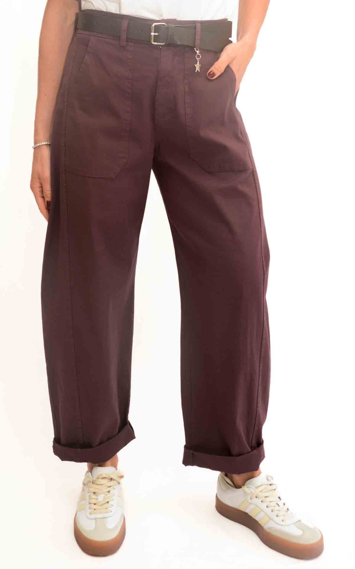 Susymix- Pantalone ovetto con elastico - Fico