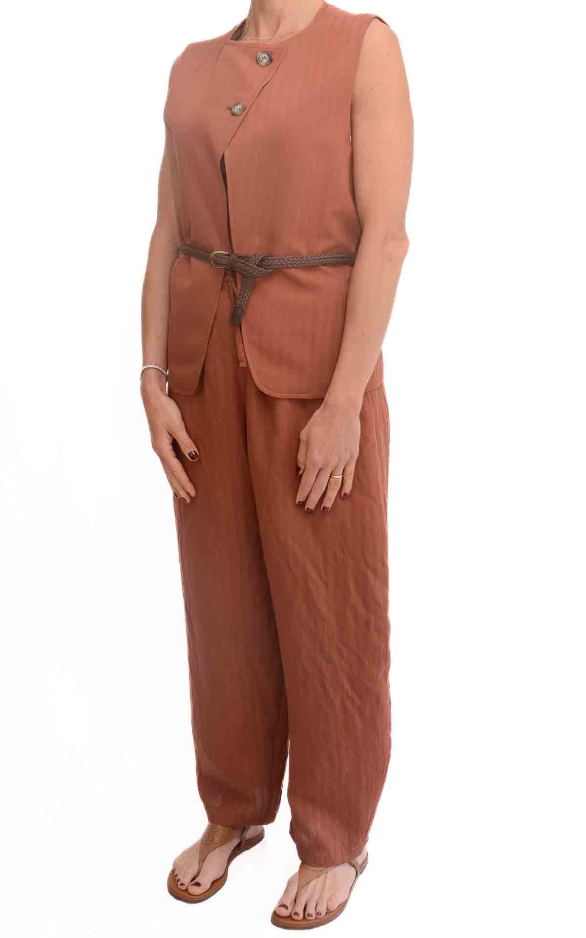 Susymix - Pantalone con elastico - Coccio