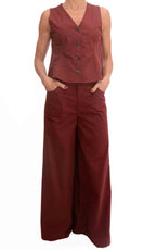 Susymix - Pantalone palazzo - Fico