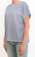 Susymix - Maglia kimono riga - Blu