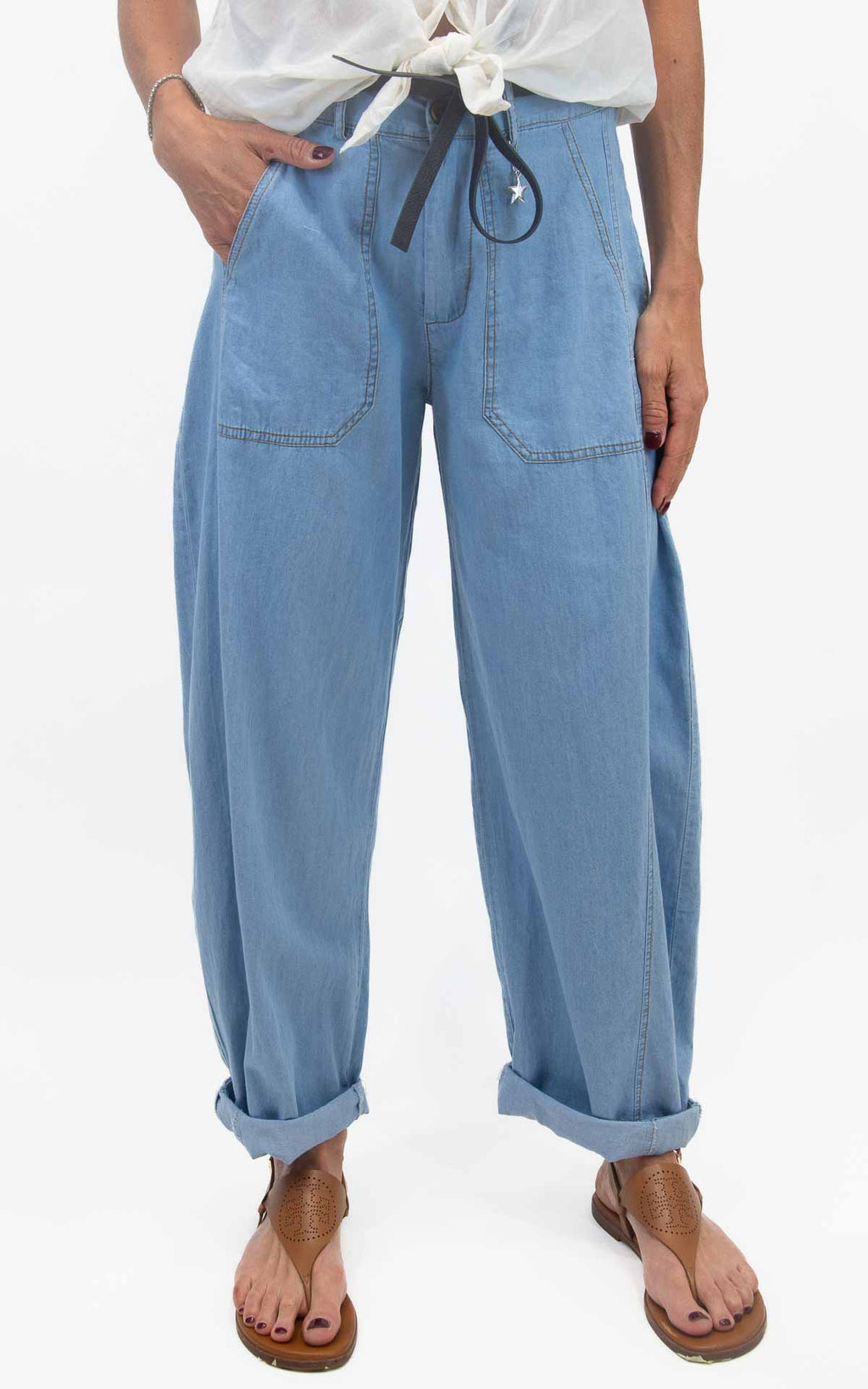 Susymix - Jeans ovetto chambray - Denim chiaro