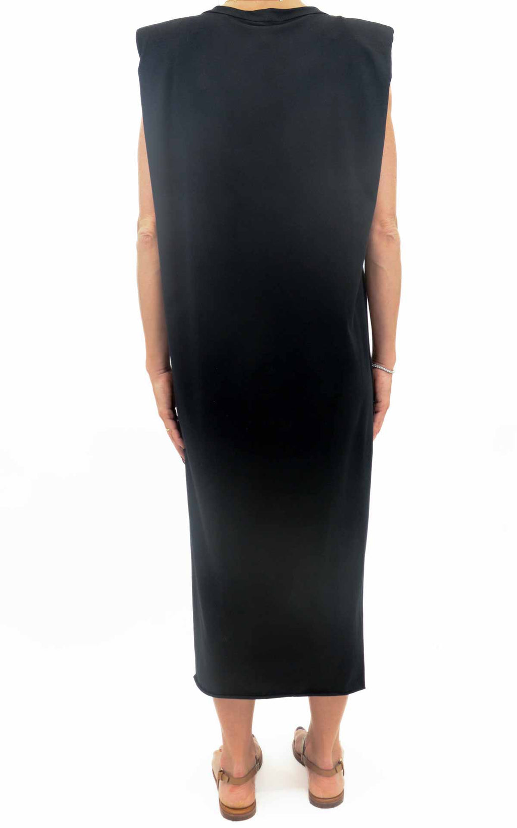 Susymix - Abito con taschino paillettes - Nero