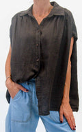 Susymix - Camicia in lino over - Moro