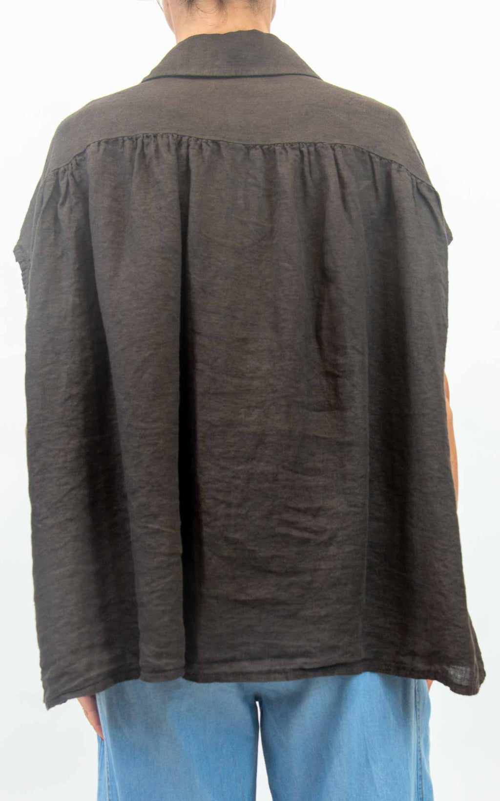 Susymix - Camicia in lino over - Moro