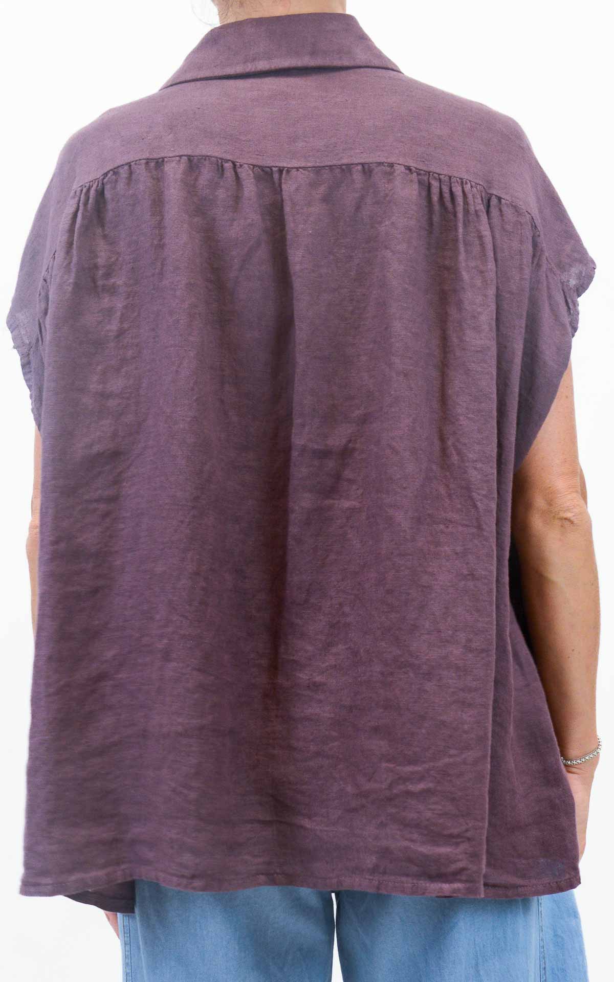 Susymix - Camicia in lino over - Fico