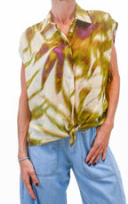 Susymix - Camicia smanicata - Burro