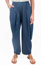Initial - Pantalone vela ovetto - Blu