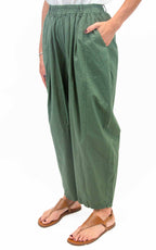 Initial - Pantalone vela ovetto - Verde militare