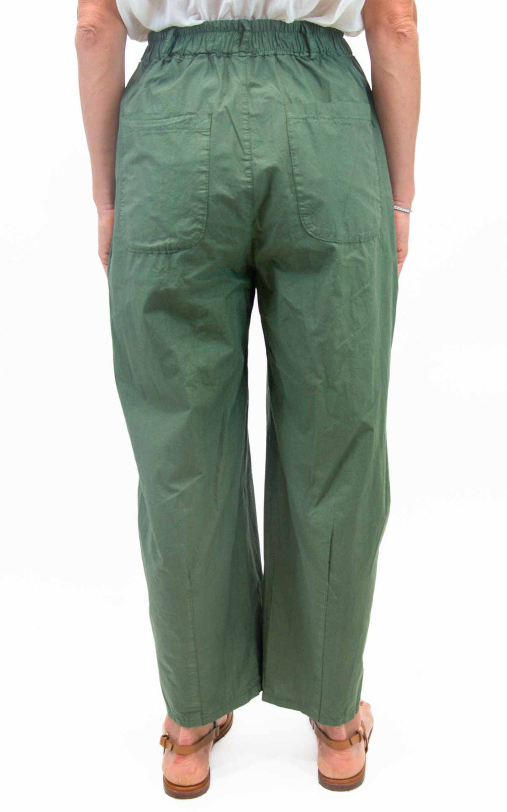 Initial - Pantalone vela ovetto - Verde militare