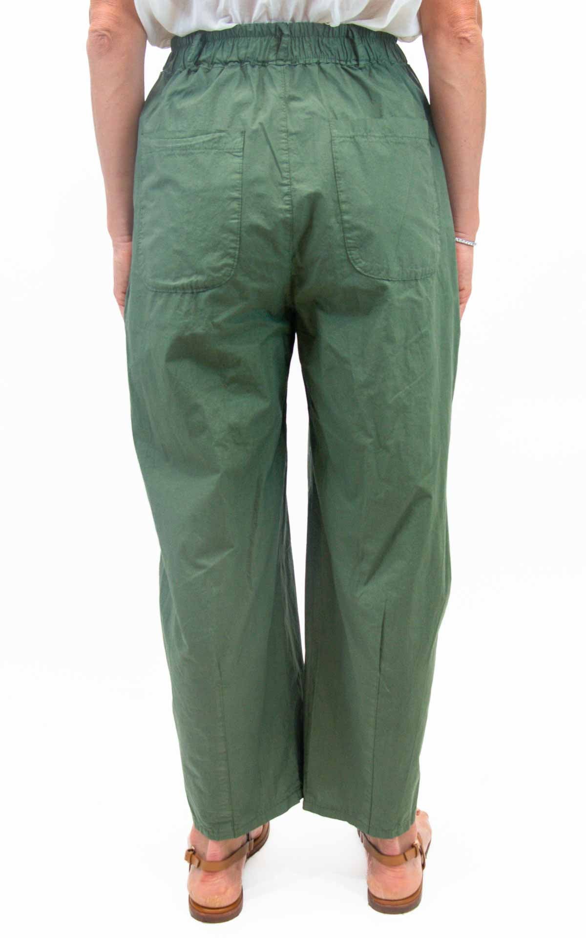 Initial - Pantalone vela ovetto - Verde militare
