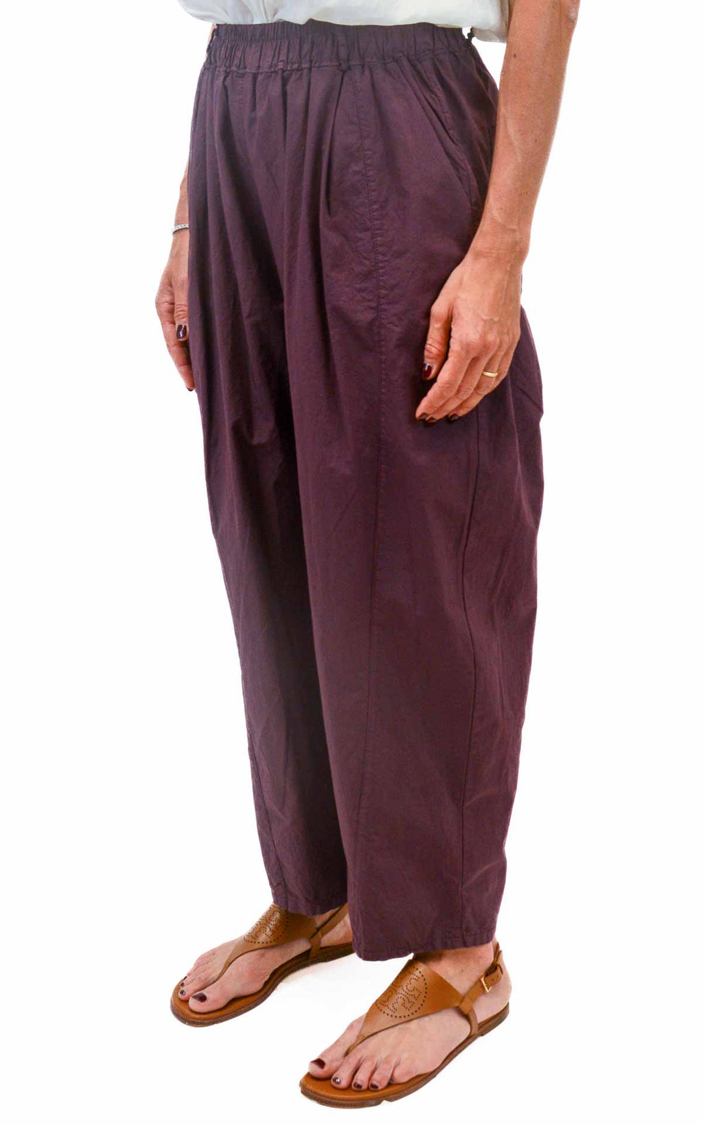 Initial - Pantalone vela ovetto - Fico