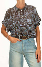 Susymix - Camicia mezza manica - Moro