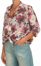 Susymix - Camicia fantasia lyocell - Rosso india