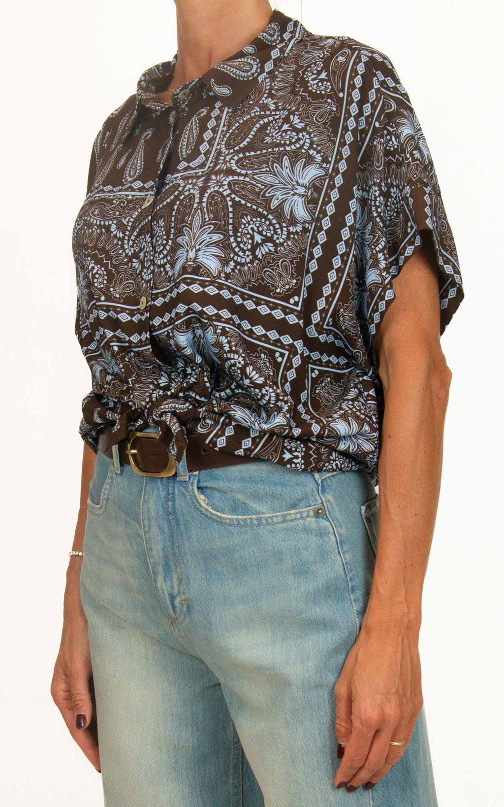 Susymix - Camicia mezza manica - Moro