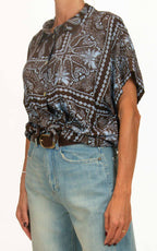 Susymix - Camicia mezza manica - Moro