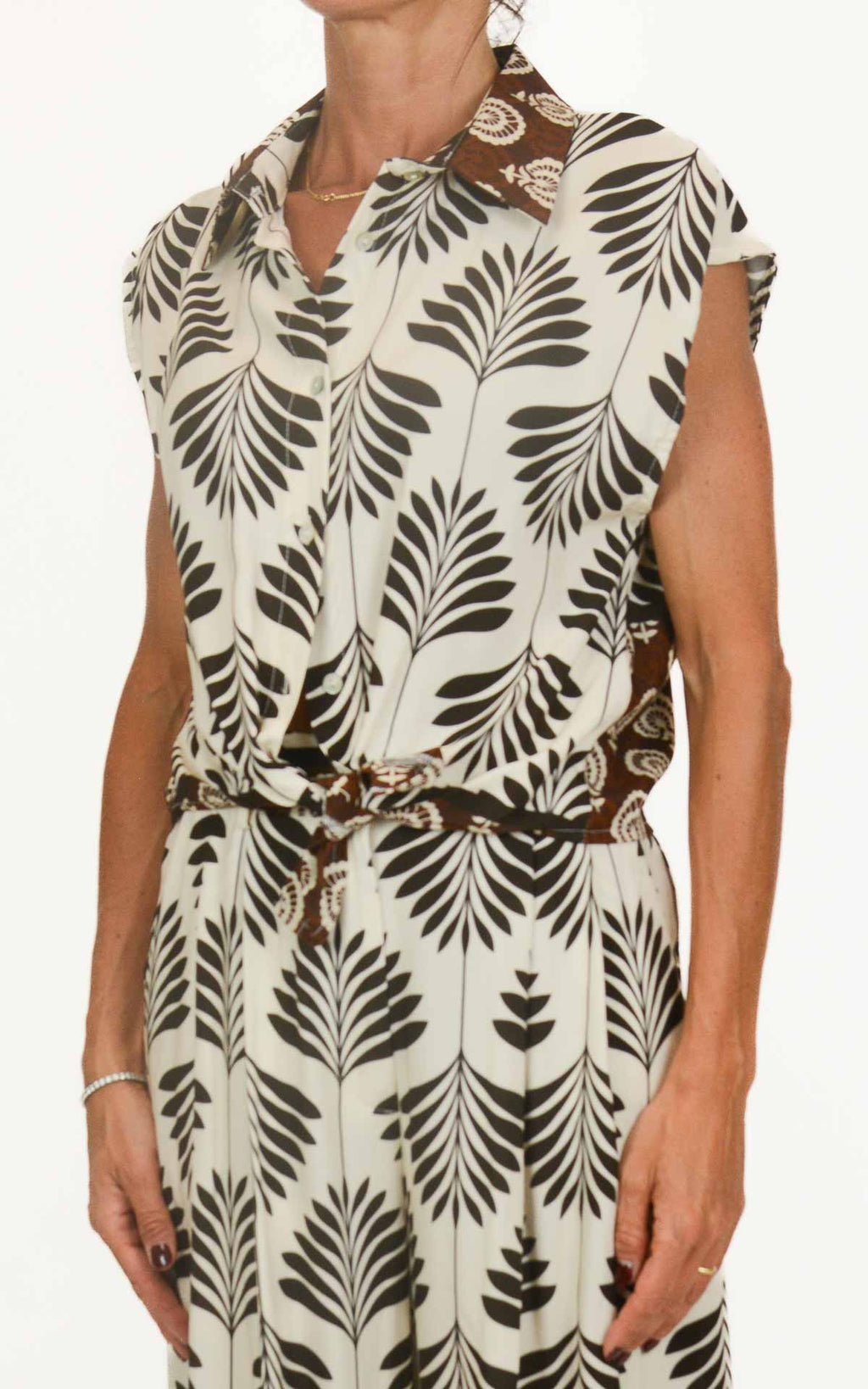 Susymix - Camicia fantasia - Latte