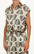 Susymix - Camicia fantasia - Latte